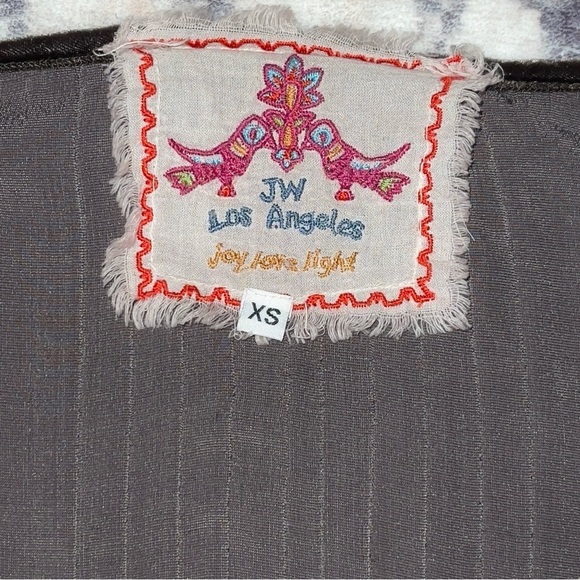 Johnny Was Joy Velvet Pintuck Poncho Embroidered Rose Brown Size XS - Picture 7 of 10